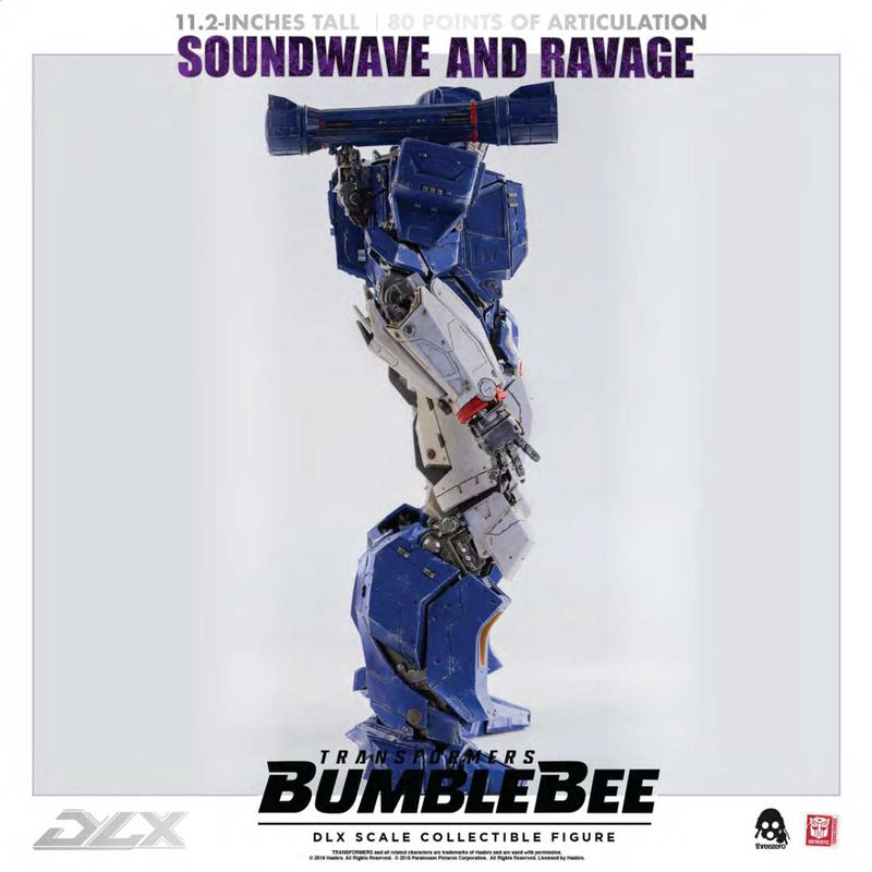 Threezero Soundwave and Ravage Bumblebee DLX Scale Collectible Series - Toy Snowman