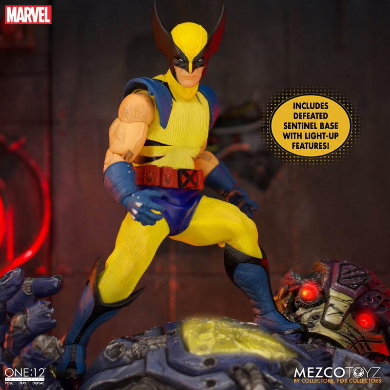 (preorder ETA Nov ) Mezco ONE:12 WOLVERINE DELUXE STEEL BOX EDITION - Toy Snowman
