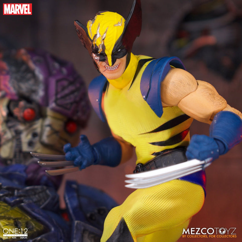 (preorder ETA Nov ) Mezco ONE:12 WOLVERINE DELUXE STEEL BOX EDITION - Toy Snowman