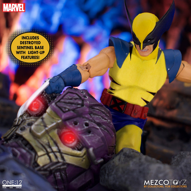 (preorder ETA Nov ) Mezco ONE:12 WOLVERINE DELUXE STEEL BOX EDITION - Toy Snowman