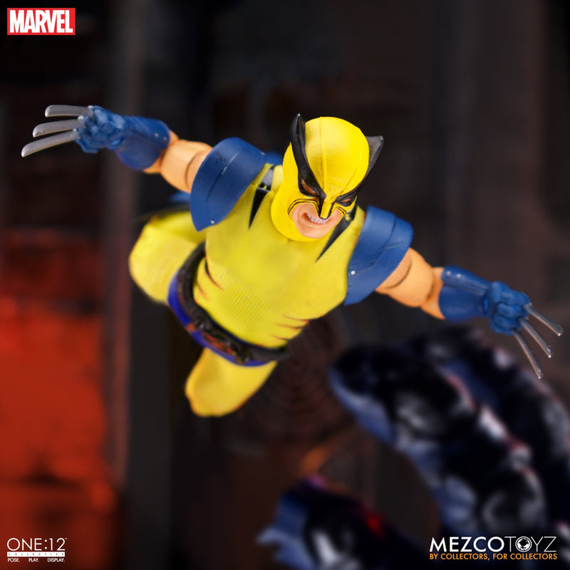 (preorder ETA Nov ) Mezco ONE:12 WOLVERINE DELUXE STEEL BOX EDITION - Toy Snowman