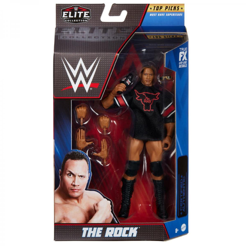 WWE Top Picks 2022 Wave 2 The Rock Elite Action Figure - Action & Toy Figures -  mattel