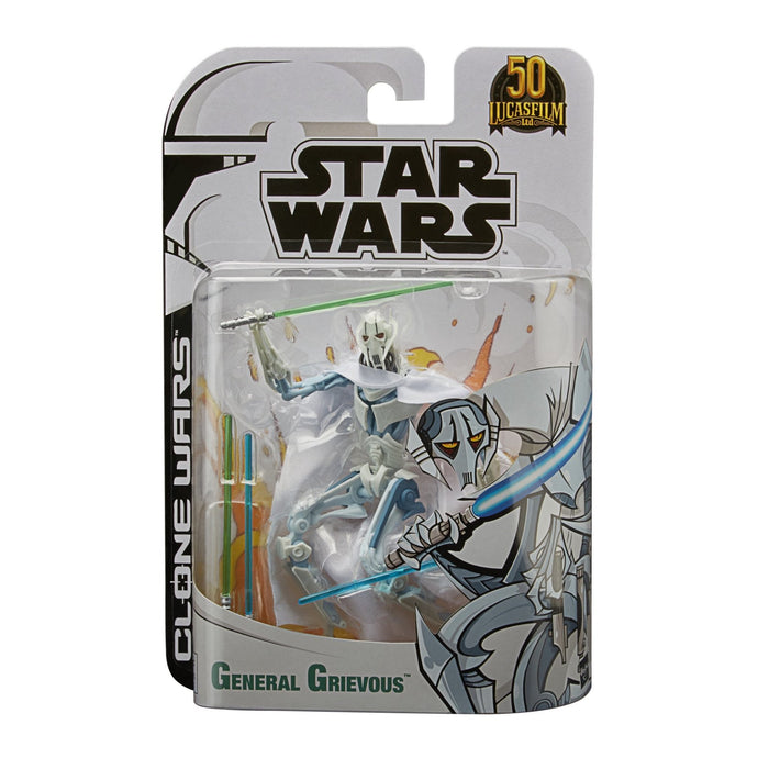 Star Wars: The Black Series Cartoon General Grievous (Tartakovsky Clone Wars) - Action & Toy Figures -  Hasbro