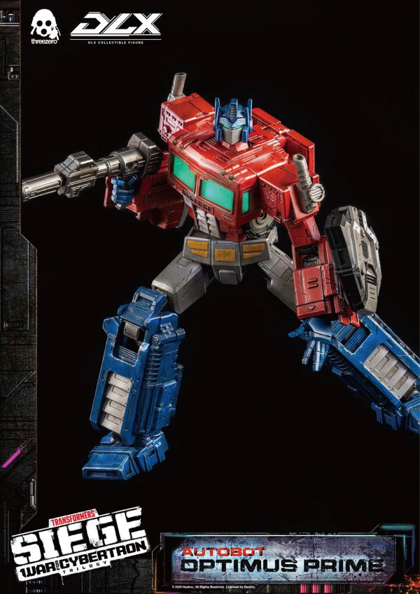 DLX Optimus Prime Transformers: War for Cybertron Trilogy Collectible - Action figure -  ThreeZero