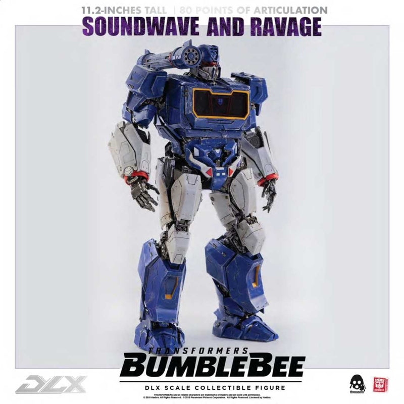 Threezero Soundwave and Ravage Bumblebee DLX Scale Collectible Series - Toy Snowman