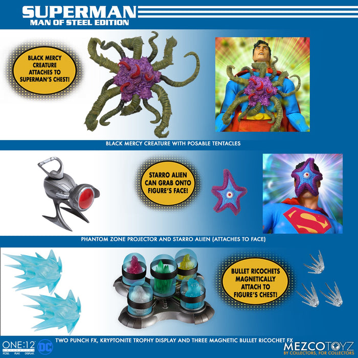 One:12 - DC Superman Man of Steel Edition - Mezco (preorder) - Action figure -  MEZCO TOYS