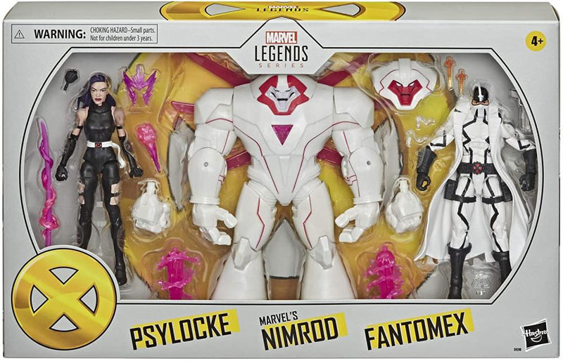 X-Men Marvel Legends Psylocke, Nimrod, and Fantomex Pack of 3 Figures - Collectables > Action Figures > toys -  Hasbro