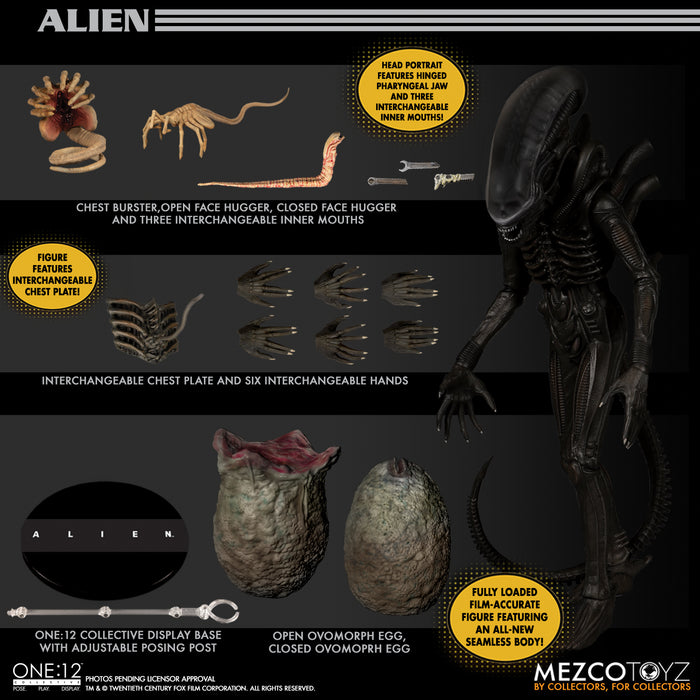 Alien - One:12 Collective - Mezco Toyz — Toy Snowman
