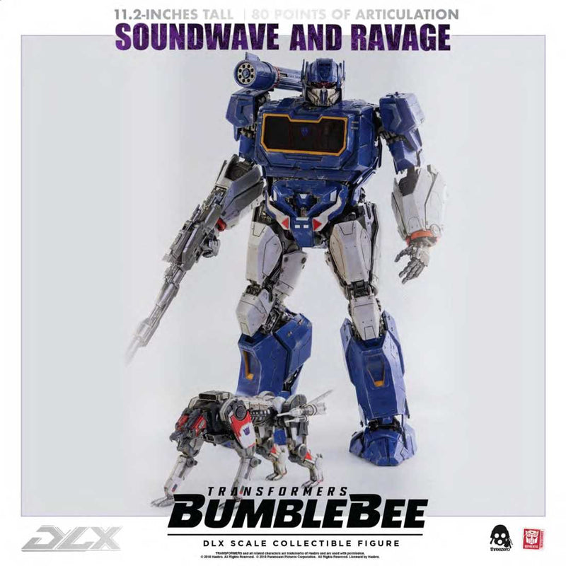 Threezero Soundwave and Ravage Bumblebee DLX Scale Collectible Series - Toy Snowman