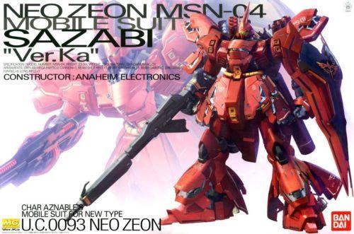MG MSN-04 Sazabi Ver.Ka 1/100 - Model Kits -  Bandai