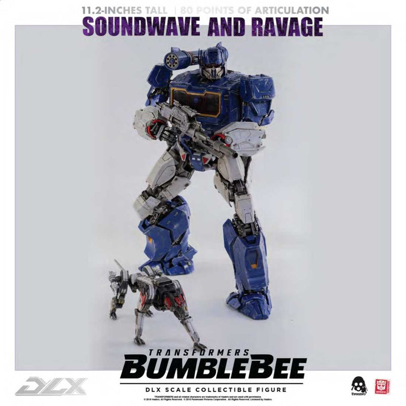Threezero Soundwave and Ravage Bumblebee DLX Scale Collectible Series - Toy Snowman
