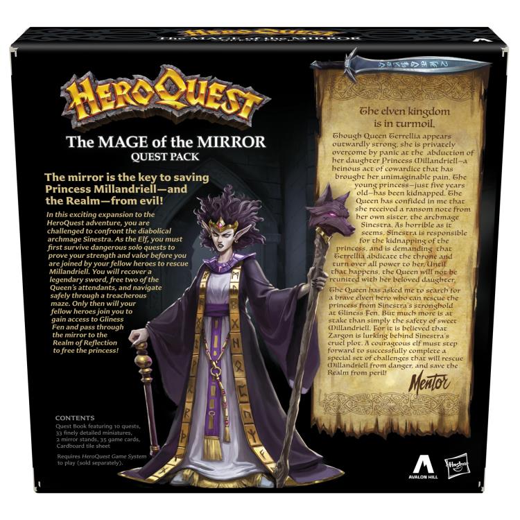 Heroquest Le Mage Du Miroir Pack De Quête - Hasbro - Multicolore - 0.00 Heroquest Le Mage Du Miroir Pack De Quête - Hasbro - Multicolore - 0.00