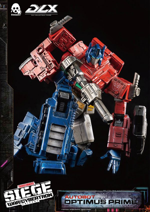 DLX Optimus Prime Transformers: War for Cybertron Trilogy Collectible - Action figure -  ThreeZero