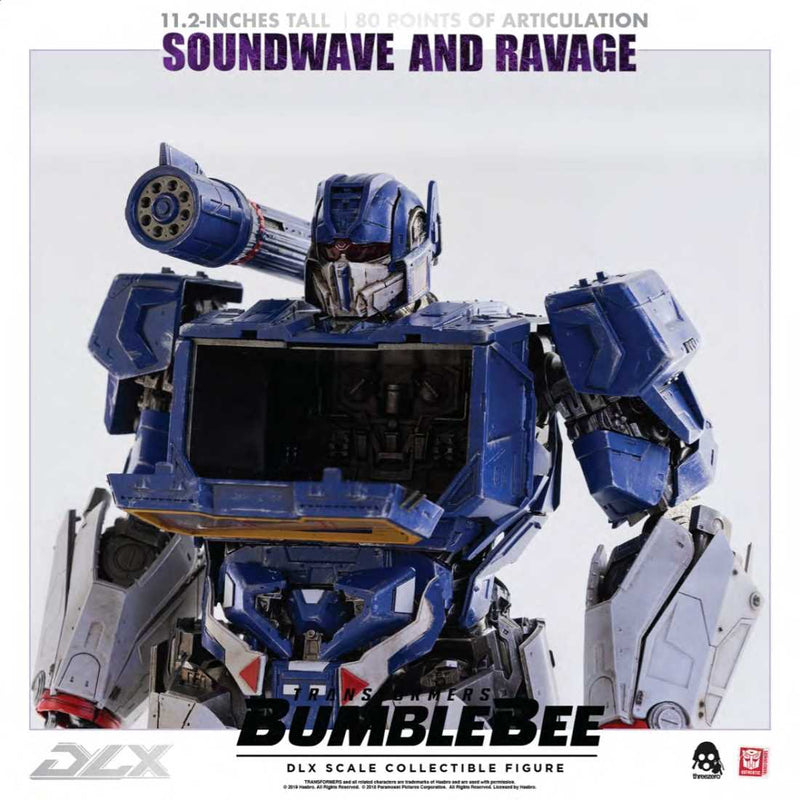 Threezero Soundwave and Ravage Bumblebee DLX Scale Collectible Series - Toy Snowman