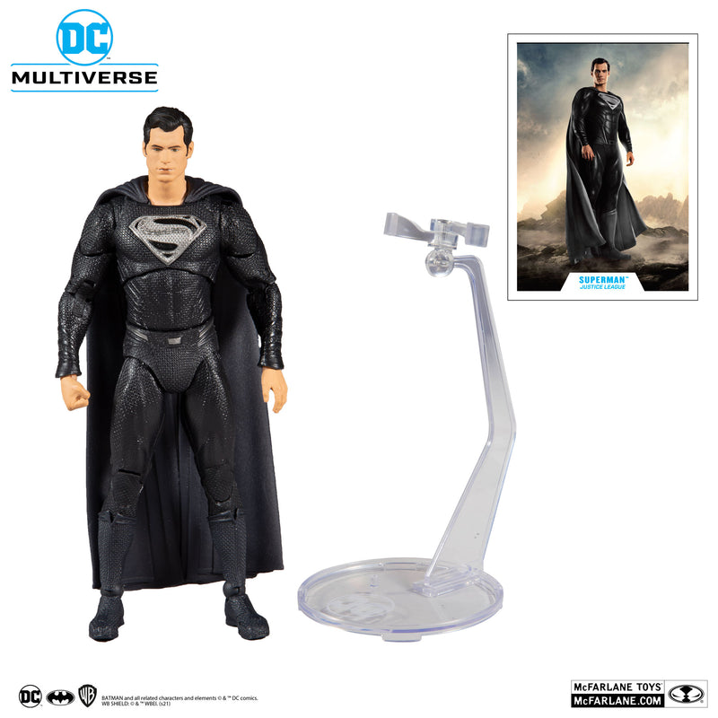 Superman Black Suit - DC Multiverse Justice League 2021 - Action figure -  McFarlane Toys