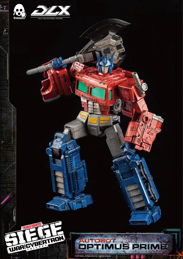 DLX Optimus Prime Transformers: War for Cybertron Trilogy Collectible - Action figure -  ThreeZero
