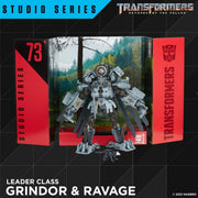 TRANSFORMERS  GRINDOR & RAVAGE - LEADER STUDIO SERIES 73 - Toy Snowman