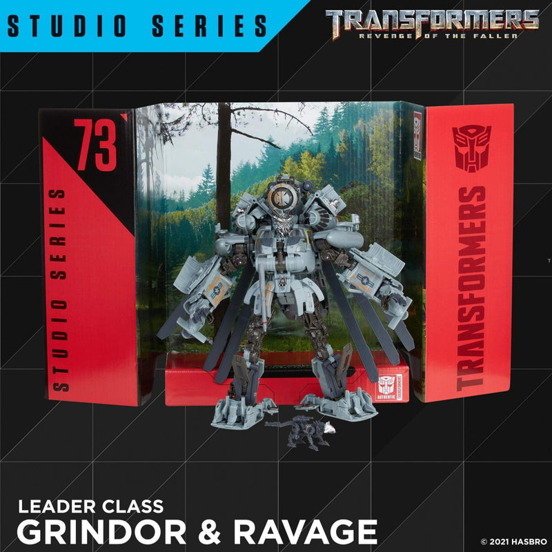 TRANSFORMERS  GRINDOR & RAVAGE - LEADER STUDIO SERIES 73 - Toy Snowman