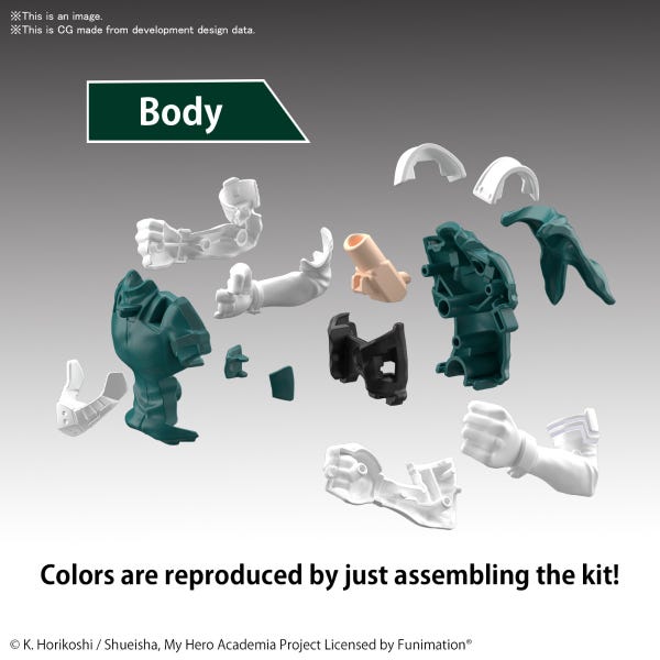 My Hero Academia Entry Grade Izuku Midoriya Model Kit - Model Kits -  Bandai