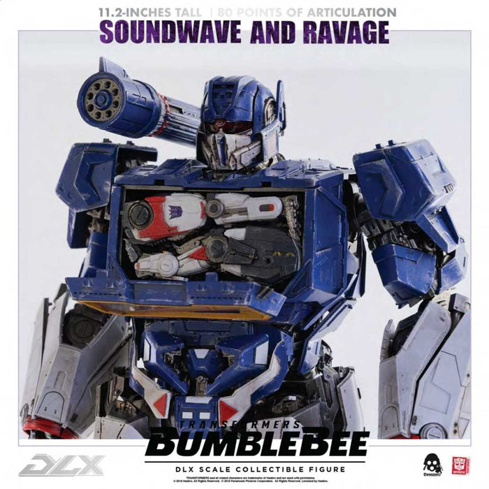 Threezero Soundwave and Ravage Bumblebee DLX Scale Collectible Series - Toy Snowman
