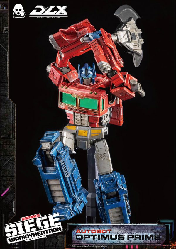 DLX Optimus Prime Transformers: War for Cybertron Trilogy Collectible - Action figure -  ThreeZero