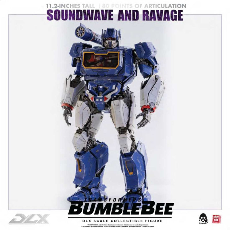 Threezero Soundwave and Ravage Bumblebee DLX Scale Collectible Series - Toy Snowman