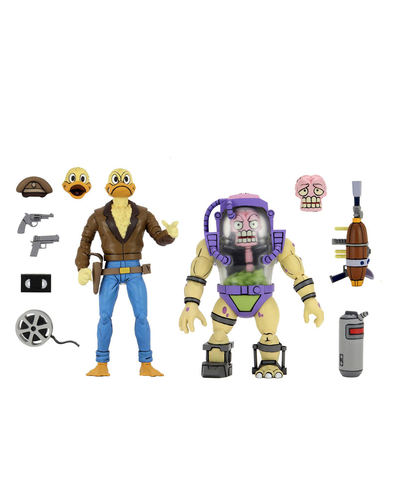 (preorder ETA Fall) TEENAGE MUTANT NINJA TURTLES (CARTOON) – 7” SCALE ACTION FIGURE – ACE DUCK & MUTAGEN MAN 2 PACK - Toy Snowman