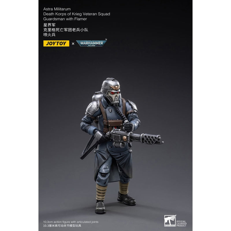Warhammer 40K - Death Korps of Krieg Veteran Squad - Guardsman with Flamer - Action & Toy Figures -  Joy Toy
