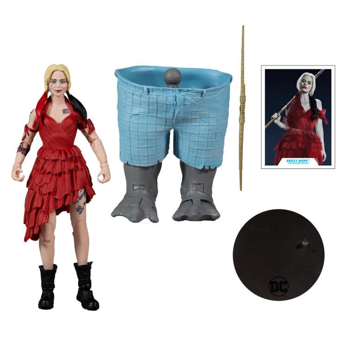 The Suicide Squad DC Multiverse Harley Quinn Action Figure (Collect to Build: King Shark) - Action figure -  McFarlane Toys