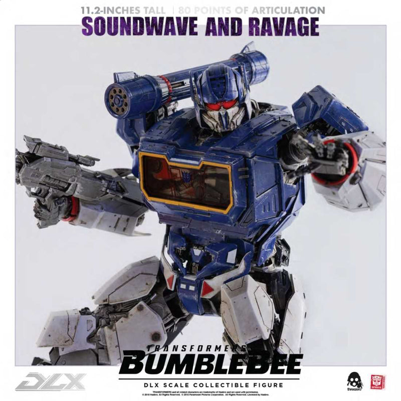 Threezero Soundwave and Ravage Bumblebee DLX Scale Collectible Series - Toy Snowman