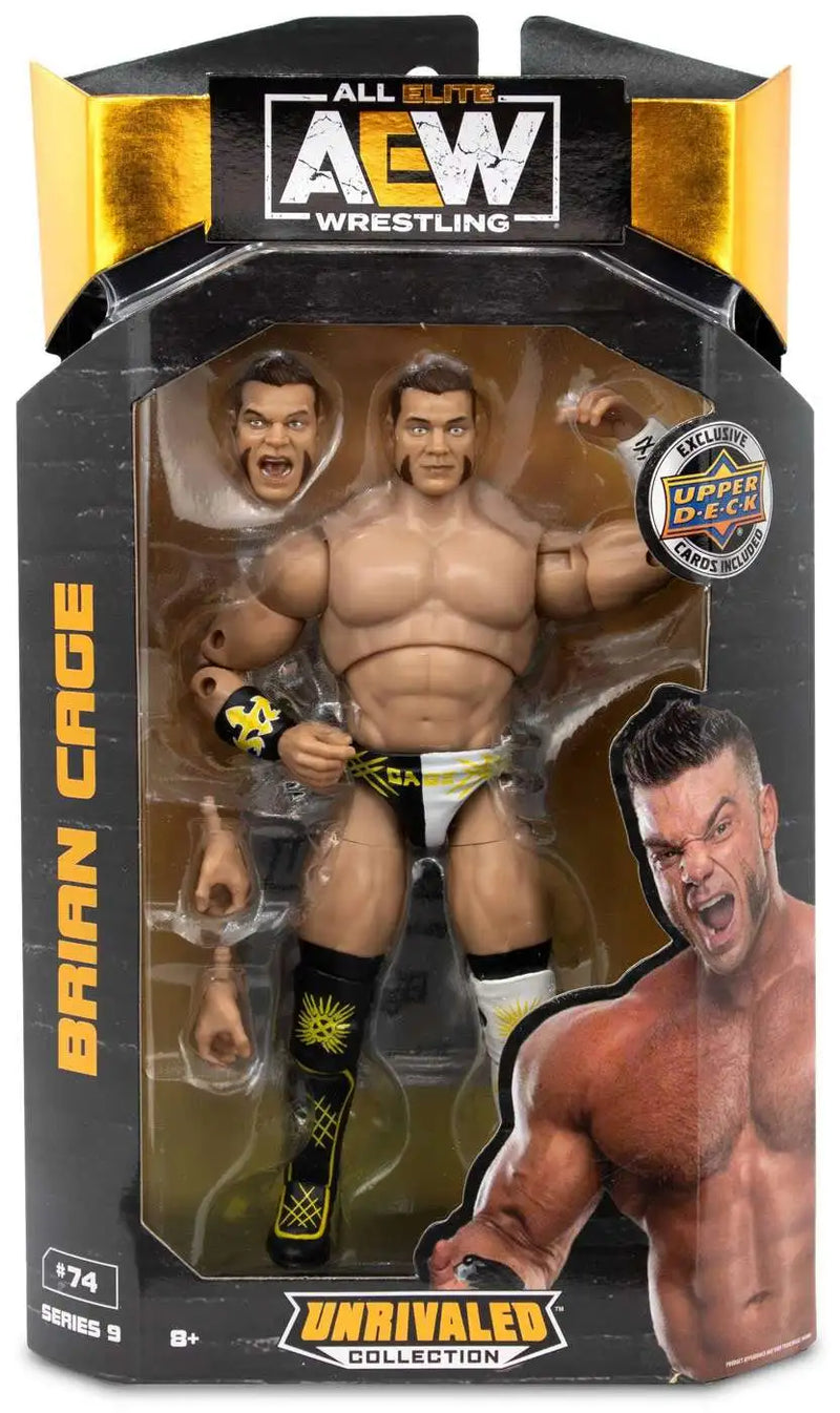 AEW All Elite Wrestling Unrivaled Collection Series 9 Brian Cage - Collectables > Action Figures > toys -  mattel