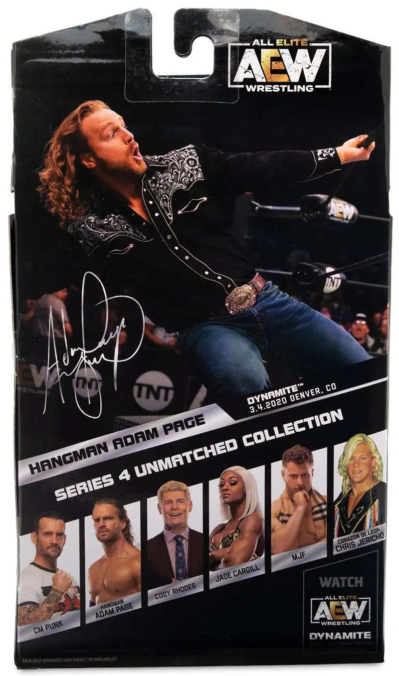 AEW All Elite Wrestling Unmatched Collection Series 4 Hangman Adam Page - Collectables > Action Figures > toys -  Jazwares