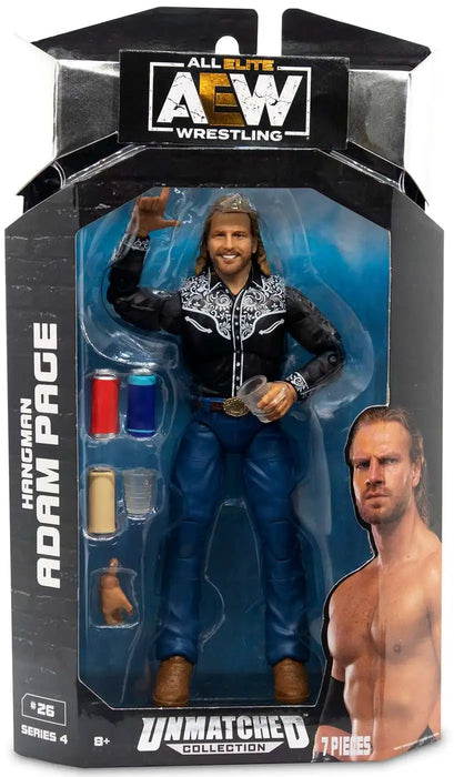 AEW All Elite Wrestling Unmatched Collection Series 4 Hangman Adam Page - Collectables > Action Figures > toys -  Jazwares