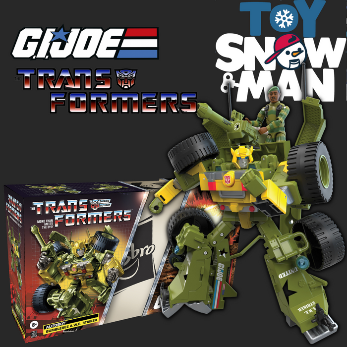 Transformers Collaborative: G.I. Joe Mash-Up, Bumblebee A.W.E. Striker & Lonzo Stalker Wilkinson (preorder) - Action & Toy Figures -  Hasbro