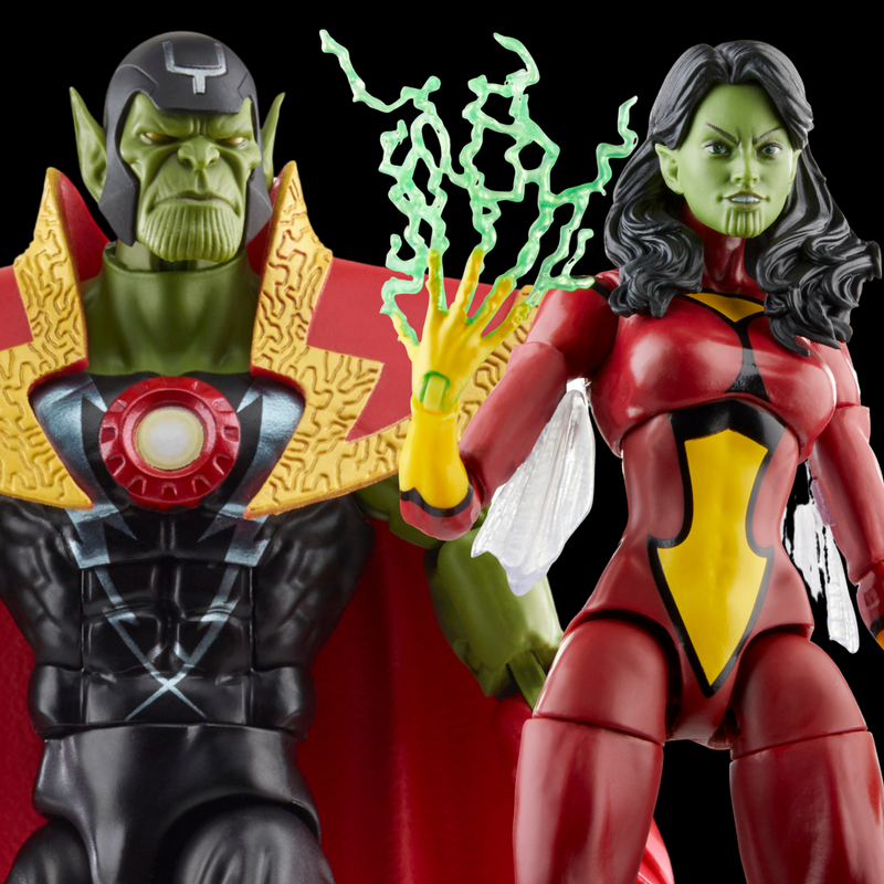 Marvel Legends - Skrull Queen and Super-Skrull (preorder August) - Collectables > Action Figures > toys -  Hasbro