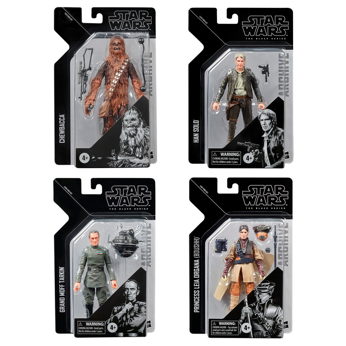 Star Wars Black Series Archive Collection Wave 7 - SET OF 4 - (preorder ETA Nov to Feb) - Action & Toy Figures -  Hasbro