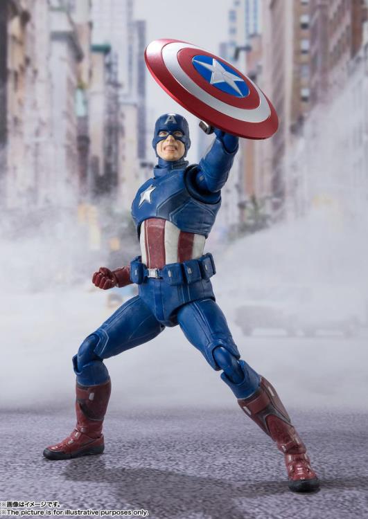 The Avengers S.H.Figuarts Captain America (Avengers Assemble Edition) - Action & Toy Figures -  Bandai