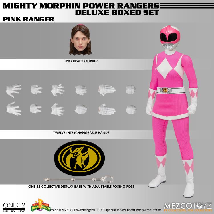 ONE:12 MIGHTY MORPHIN POWER RANGERS DLX SET (preorder) - Collectables > Action Figures > toys -  MEZCO TOYS