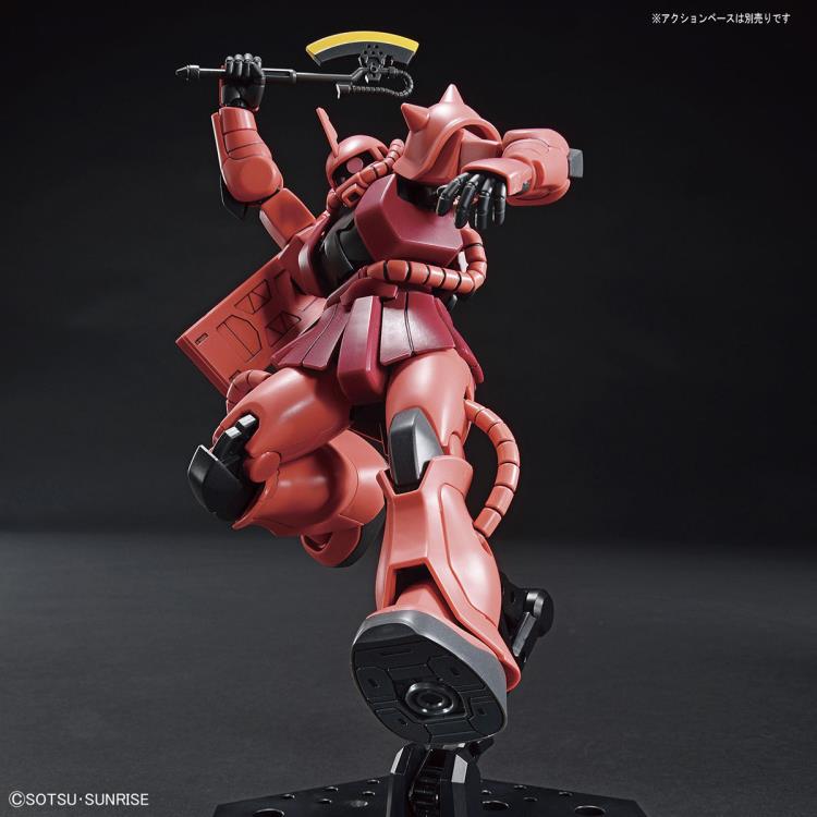 Gundam HGUC 1/144 MS-06S Zaku II (Char Aznable Custom) Model Kit - Model Kits -  Bandai