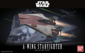 Bandai Star Wars A Wing Starfighter 1/72 Scale Model Kit - Toy Snowman