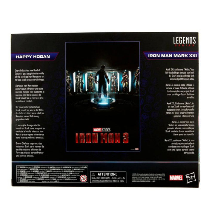 Avengers Infinity Saga Marvel Legends Happy Hogan and Iron Man Mark 21 exclusive - Action & Toy Figures -  Hasbro