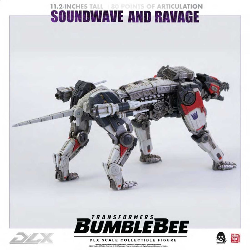 Threezero Soundwave and Ravage Bumblebee DLX Scale Collectible Series - Toy Snowman