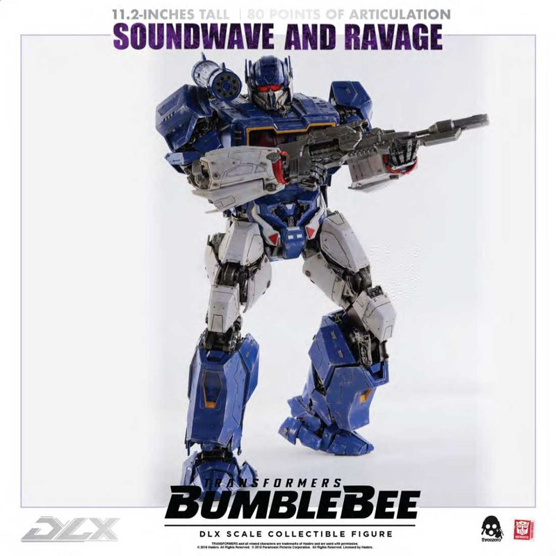 Threezero Soundwave and Ravage Bumblebee DLX Scale Collectible Series - Toy Snowman