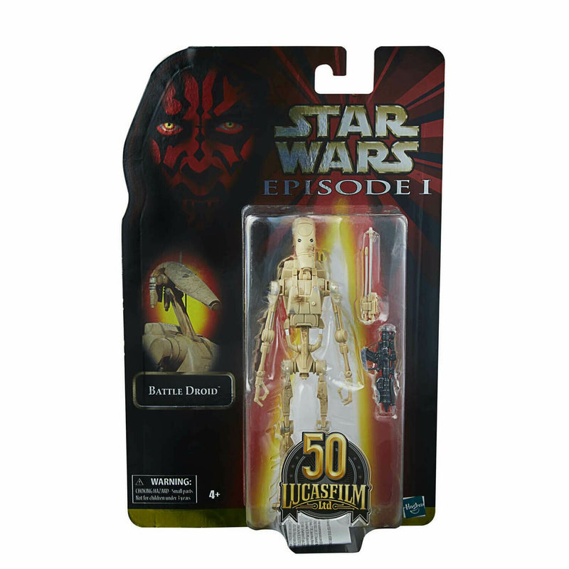 Star Wars Black Series 6 Inch 50th Anniversary Battle Droid Exclusive - Action figure -  Hasbro