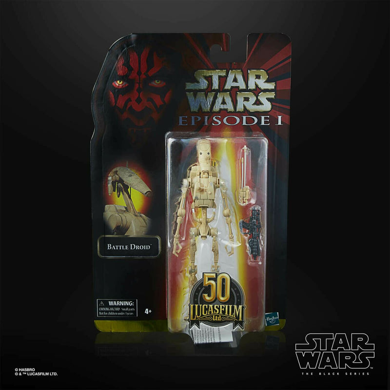 Star Wars Black Series 6 Inch 50th Anniversary Battle Droid Exclusive - Action figure -  Hasbro