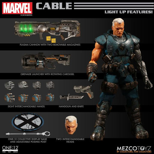 Marvel One:12 Collective Cable - Action & Toy Figures -  MEZCO TOYS