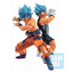 Dragon Ball Super Ichibansho Super Saiyan God Super Saiyan Goku & Vegeta (Vs. Omnibus Super) - Sculptures & Statues -  Bandai