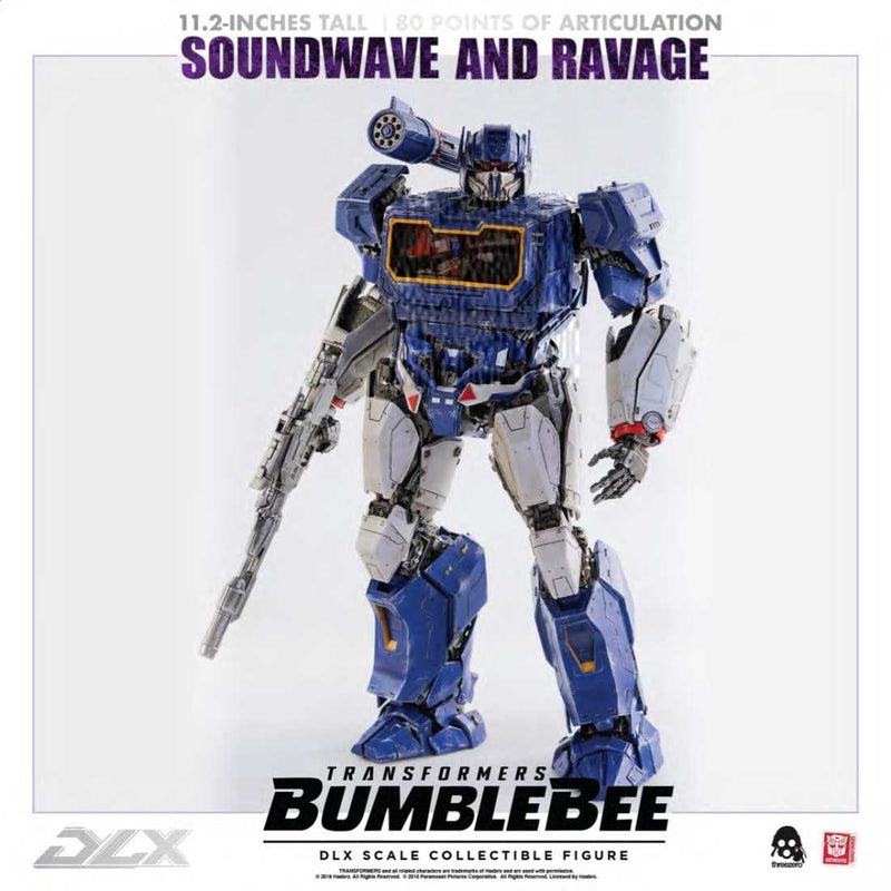 Threezero Soundwave and Ravage Bumblebee DLX Scale Collectible Series - Toy Snowman