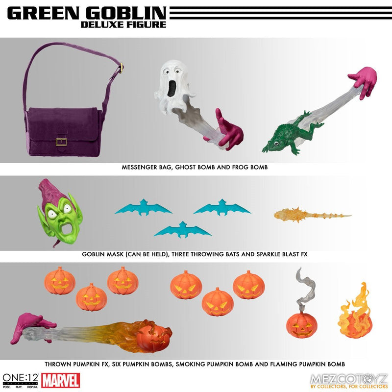 Spider-Man Green Goblin Deluxe Edition One:12 Collective (preorder) - Action & Toy Figures -  MEZCO TOYS