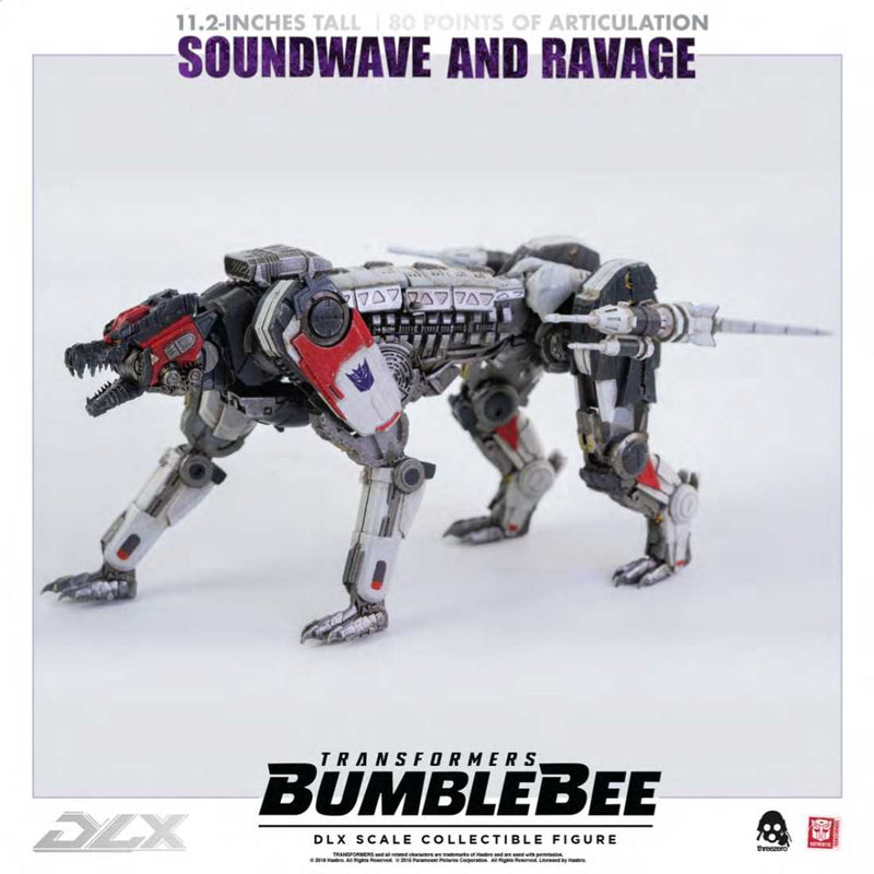 Threezero Soundwave and Ravage Bumblebee DLX Scale Collectible Series - Toy Snowman